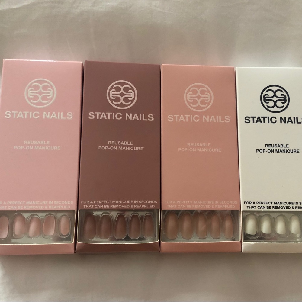 High fashion Static Nails-reusable stick on nails